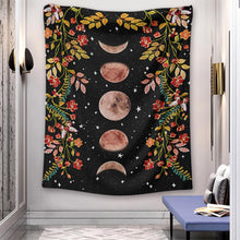 Load image into Gallery viewer, 5 Sizes Psychedelic Tapestry Flower Wall Decor Hanging Room Starry Sky Carpet Moon Tapestries Art Home Decoration Accessories
