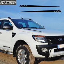 Load image into Gallery viewer, For Ford Ranger 2012-17 Sport Stripes Car Hood Bonnet Sticker Auto Engine Cover Decor Vinyl Decals Exterior Accessories
