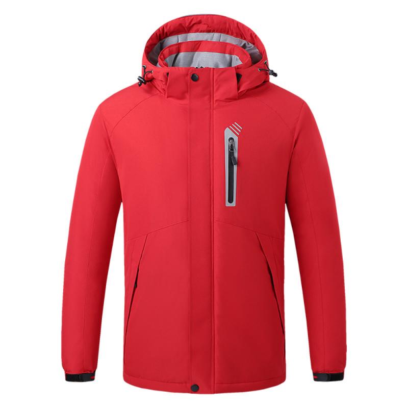 Electric Heated Jackets Cotton Mens Women Outdoor Coat USB Heating Hooded Jackets Thermal Warmer Jackets Winter Outdoor