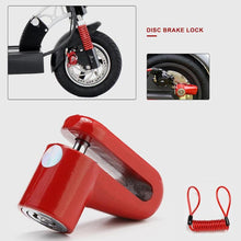 Load image into Gallery viewer, Scooter lock Anti-Theft Disc Brakes Lock with Steel Wire for Xiaomi M365 Electric Scooter Skateboard Wheels Lock Disc Brake
