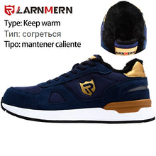 Load image into Gallery viewer, LARNMERN Men&#39;s Work Safety Shoes Steel Toe Construction Sneaker Breathable Lightweight Anti-smashing Anti-static Non-slip shoe
