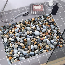 Load image into Gallery viewer, Simulation Cobblestone Floor Stickers Waterproof Wall Stickers for Bathroom Living Room Home Decoration Wall Decals
