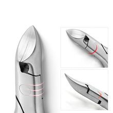 Load image into Gallery viewer, Stainless steel nail clippers trimmer Ingrown pedicure care professional Cutter nipper tools for feet toenail paronychia improve
