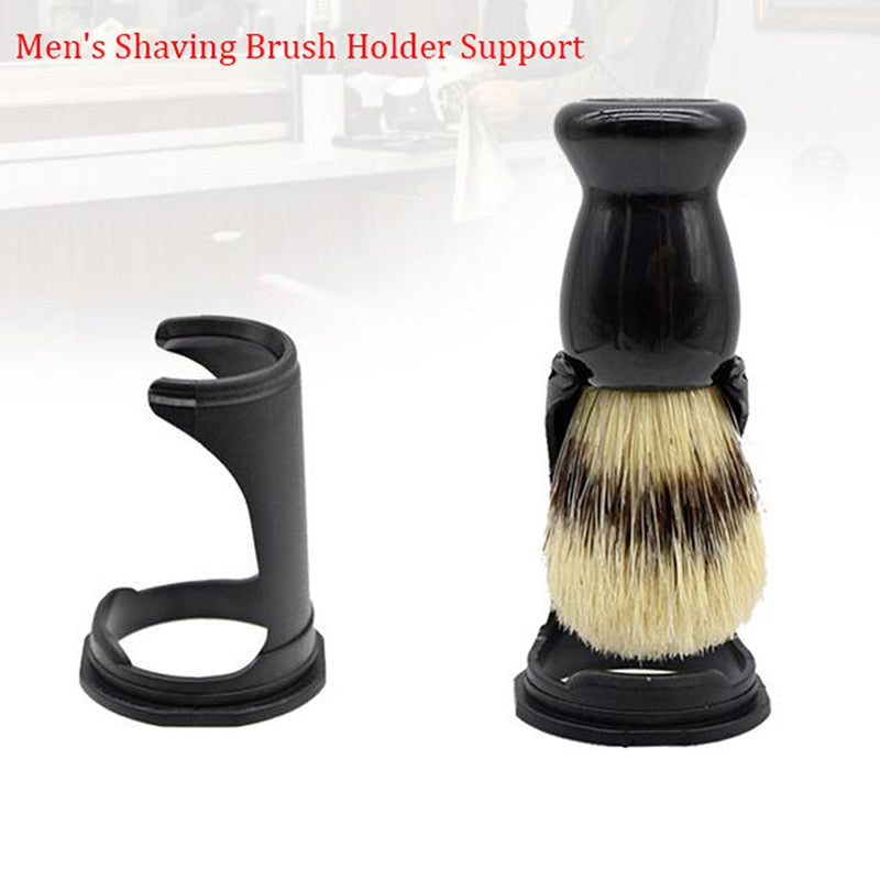 Men Shaving Tool Holder For Beard Clean Shaving Brush Compact Shaving Brush Manual Razor Stand Holders 1 Pcs