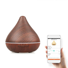 Load image into Gallery viewer, Portable Wi-Fi Smart Air Humidifier Aromatherapy Aroma Diffuser 300ML Electric Diffuser Air Purifier Work with Alexa
