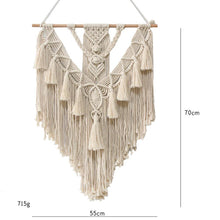 Load image into Gallery viewer, Hand-woven Pendant Macrame Wall Hanging Art Woven Tapestry Bohemian Crafts Decoration Gorgeous Tapestry For Home Bedroom
