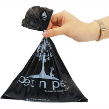 Load image into Gallery viewer, Dog Poop Bags Earth-Friendly 1080 Counts 60 Rolls Unscented Poo Bags Large Black Dog Waste garbage bag

