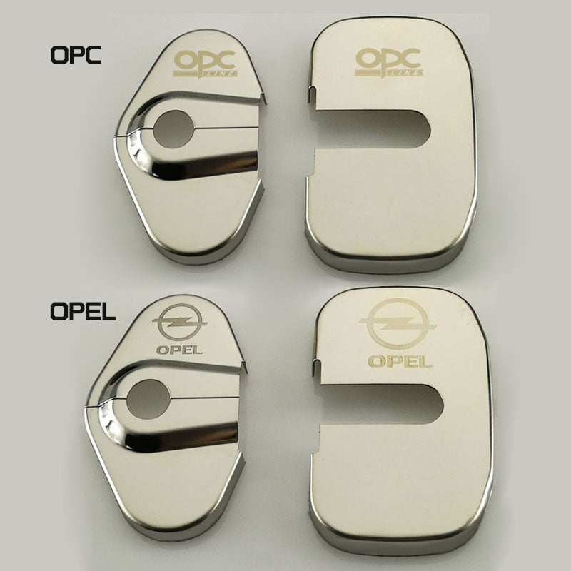 Car Door Lock Cover For Opel Opc Insignia Mokka Zafira Astra G J H GTC Corsa Vectra Auto Logo Styling exterior Accessories Case