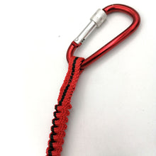 Load image into Gallery viewer, Safety Bungee Tether Tool Lanyard With Carabiner Hook 8kg Capacity For Climbing Working
