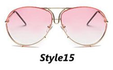 Load image into Gallery viewer, New UV400 Women Sunglasses Mirror Rimless Oval Driving Glsses For Lady With Box
