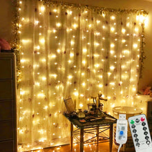 Load image into Gallery viewer, Garland Curtain 3Mx3M Fairy Lights Christmas Lights Indoor 3Mx1M Festoon LED Light Garland LED Christmas Decorations for Home
