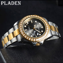 Load image into Gallery viewer, PLADEN Men Watches Luxury Brand High Quality Steel Strap Clock For Male Fashion Luminous Waterproof Dive Timepiece Reloj Hombre
