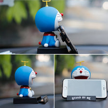 Load image into Gallery viewer, Cartoon Shake Head Doll Car Decoration Blue Fat Car Ornaments Pokonyan Doll Car Interior Decoration Lovely Auto Accessories Gift

