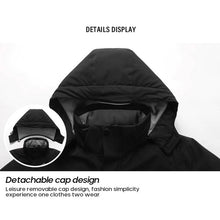 Load image into Gallery viewer, Electric Heated Jackets Cotton Mens Women Outdoor Coat USB Heating Hooded Jackets Thermal Warmer Jackets Winter Outdoor
