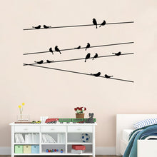 Load image into Gallery viewer, 1pc Vinyl Removable Wall Stickers Black Birds Tree Branch DIY Wall Stickers For Glass Window Door Bathroom Living Room Decor

