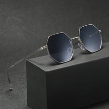 Load image into Gallery viewer, Higodoy Polygon Sunglasses Men Vintage Octagon Metal Sunglasses for Women Luxury Brand Goggle Sun Glasses Ladies Gafas De Sol
