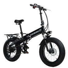 Load image into Gallery viewer, Folding electric bike 20 inches 4.0snow fat tires 36v li-ion battery power battery 350W variable-speed electric bicycle adult
