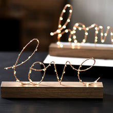 Load image into Gallery viewer, Home Decorative Figurines Ornaments LED Lamp Light LOVE Letters Living Room Bedroom Layout Decoration Valentine&#39;s Birthday Gift
