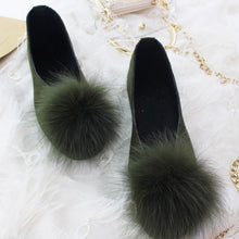 Load image into Gallery viewer, Big Size Women Flats Shallow Candy Color Shoes Woman Loafers Autumn Winter Fur Fashion Sweet Flat Casual Shoes Plus Size 35-42

