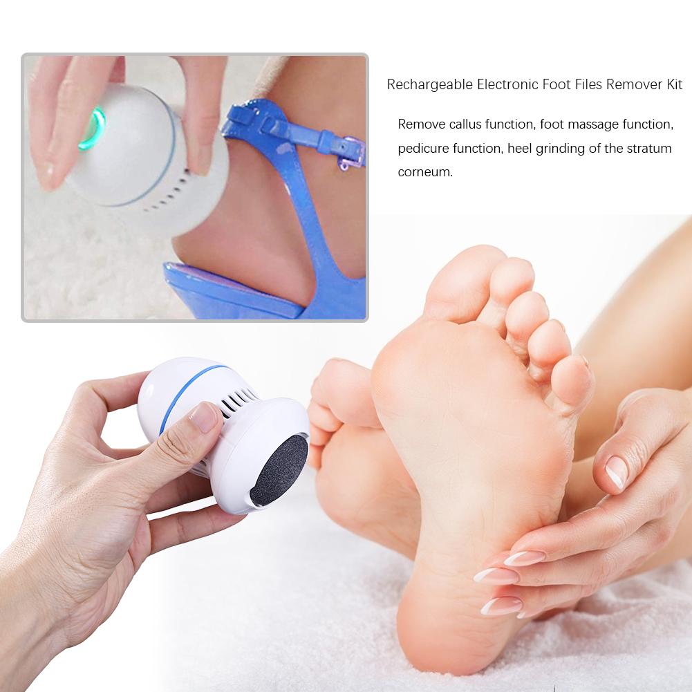 Pedi Remover Vac Rechargeable Electronic Foot Files Clean Tool Feet Care Perfect for Hard Cracked Skin 175*155*75mm New Arrivals