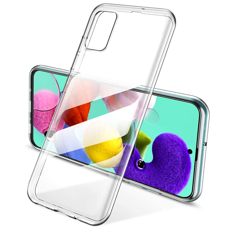 Ultrathin Phone Back Funda for Samsung Galaxy A01 Core A11 A21 A21S A31 A41 A51 A71 A81 A91 5G 360 Full Cover Case Soft TPU Bags