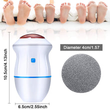 Load image into Gallery viewer, Portable Electric Vacuum Adsorption Foot Grinder Electronic Foot File Pedicure Tools Callus Remover Feet Care Sander with 12 Pcs
