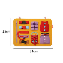 Load image into Gallery viewer, Busy Board Montessori Toys Activity Board Educational Learning Toys For Children Comes With 9 Different Buckles For Children
