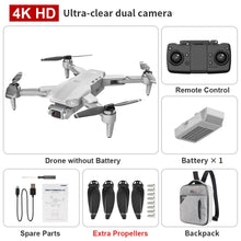 Load image into Gallery viewer, L900PRO GPS Drone 4K Dual HD Camera Professional Aerial Photography Brushless Motor Foldable Quadcopter RC Distance 1200M
