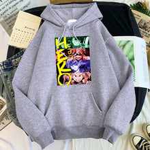 Load image into Gallery viewer, Hoodie Male Anime My Hero Academia Midoriya Izuku Print Sweatshirts Men Womes Oversid Round Neck Hooded Warm All-Match Pullovers
