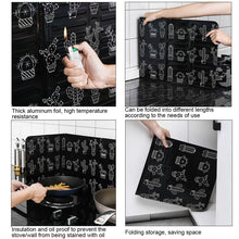 Load image into Gallery viewer, 1PC Kitchen Gadgets Oil Splatter Screens Aluminium Foil Plate Gas Stove Splash Proof Baffle Home Kitchen Cooking Tools
