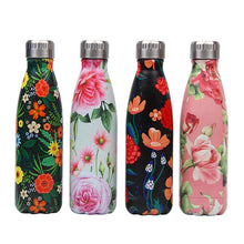 Load image into Gallery viewer, Logo Custom 500Ml Double Wall Insulated Vacuum Flask Bpa Free Thermos Stainless Steel Water Bottle Christmas Gift Sport Bottle
