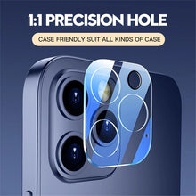 Load image into Gallery viewer, 3PCS Camera Len Glass for iPhone 11 X XR 6 6S Plus SE Screen Protector for iPhone 12 Pro 7 8 XS Max 11 Pro Mini Protective Glass

