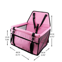 Load image into Gallery viewer, Pet Dog Car Seat Waterproof Basket Waterproof Dog Seat Bags Folding Hammock Pet Carriers Bag For Small Cat Dogs Safety Travel
