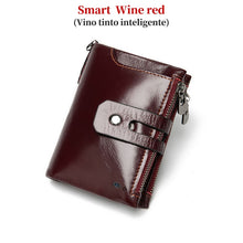 Load image into Gallery viewer, Anti-lost Multi-card Slot Men Wallets GPS Record USB Designer Genuine Leather Thin Retro Casual Purses Bluetooth
