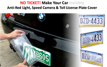 Load image into Gallery viewer, License Plate Cover for Longevity of your Plate  | Speeding Camera Blocker License Plate Lens | Traffic Light Cameras Blocker License Plate Lens | To Be Utilized With Your Own Cover
