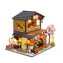Load image into Gallery viewer, DIY Wooden House Japan Style Miniature Doll House Kits Mini Dollhouse  with Furniture Precised Design Dollhouse For Decoration T
