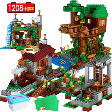 Load image into Gallery viewer, 1208PCS Building Blocks City Village Warhorse City Tree House Waterfall Bricks Educational Kids Toys for children
