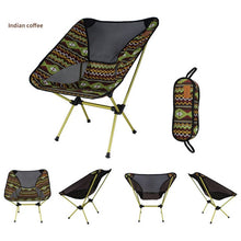 Load image into Gallery viewer, Light Moon Chair Portable Garden 7075 Chair Fishing Seat Camping Fixed Height Folding Furniture Indian Armchair
