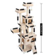 Load image into Gallery viewer, Luxury Pet Cat Tree House Condo Furniture Multi-Layer Cat Tree with Ladder Toy Sisal Scratching Post for Cat Climbing JumpingToy
