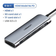 Load image into Gallery viewer, Ugreen USB C HUB Type C to Multi USB 3.0 HUB HDMI Adapter Dock for MacBook Pro Huawei Mate 30 USB-C 3.1 Splitter Port Type C HUB
