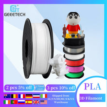 Load image into Gallery viewer, Geeetech 1kg 1.75mm PLA Filament 3d print Vacuum Packaging Overseas Warehouses A Variety of Colors for 3D Printer Filament PLA
