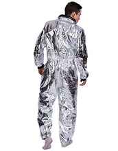 Load image into Gallery viewer, EraSpooky Men&#39;s Astronaut Spaceman Costume(Silver, Large)
