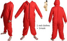 Load image into Gallery viewer, Unisex Jumpsuits Halloween cosplay costume Red Costume (Red, 3XL(183cm-190cm=6-6.23ft))
