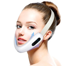 Load image into Gallery viewer, Chin V-Line Up Lift Belt Machine Red Blue LED Photon Therapy Face Slimming Vibration Massager Facial Lifting Device V Face care
