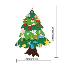 Load image into Gallery viewer, Christmas Decoration Children&#39;s Handmade Diy Three-dimensional Felt Cloth Christmas Tree ornaments for Home 2021 New Year Gifts
