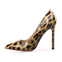 Load image into Gallery viewer, Autumn Sexy Leopard Women Shoes High Heels 6-10CM Elegant Office Pumps Shoes Women Animal Print Pointed Toe Luxury Singles Shoes
