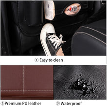 Load image into Gallery viewer, Car Seat Back Organizer Pu Leather Pad Bag Car Storage Organizer Foldable Table Tray Travel Storage Bag Auto Accessories
