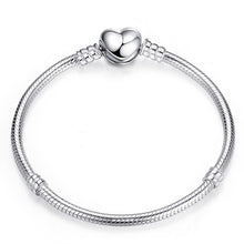 Load image into Gallery viewer, CHIELOYS High Quality Authentic Silver Color Snake Chain Fine Bracelet Fit European Charm Bracelet for Women DIY Jewelry Making
