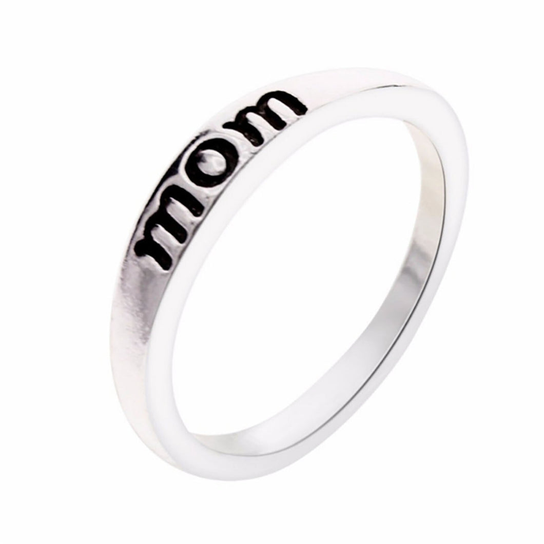 Rings Lettering Rings for Women Temperament Wedding Anniversary Jewelry Accessories Mother Day Gift Size 5-11 Anillos Mujer
