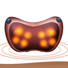 Load image into Gallery viewer, Kneading Infrared Therapy Pillow Shiatsu Home/Car Massage Pillow Cervical Shiatsu Massager Head Neck Back Waist Body Massager
